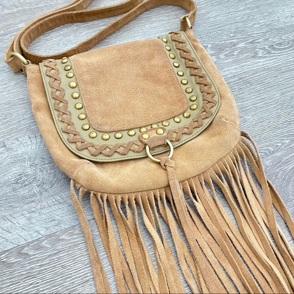 Scully Crossbody Suede Purse - Picture 4 of 16